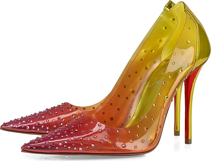 Women's Miss Z 100MM Degrastrass PVC Pumps - Citronnade - Size 5.5 - Image 2