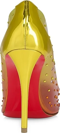 Women's Miss Z 100MM Degrastrass PVC Pumps - Citronnade - Size 5.5 - Image 3