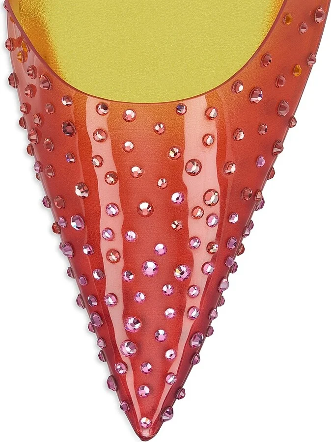 Women's Miss Z 100MM Degrastrass PVC Pumps - Citronnade - Size 5.5 - Image 4