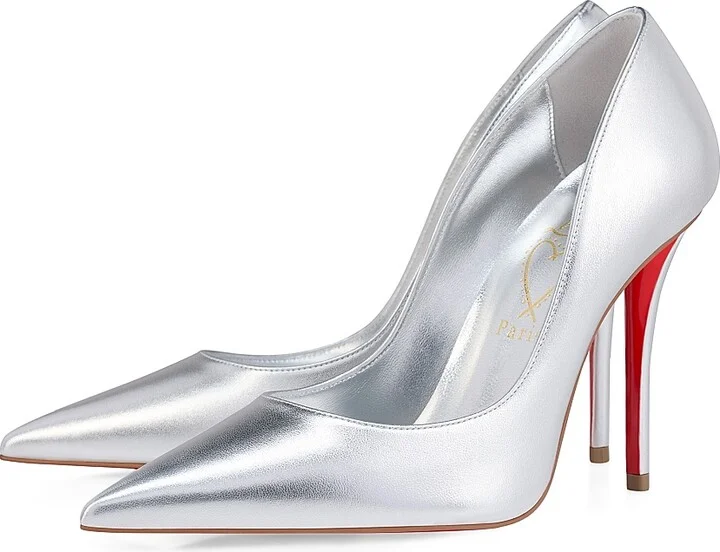 Women's Miss Z 100MM Leather Pumps - Gold - Size 7 - Image 6