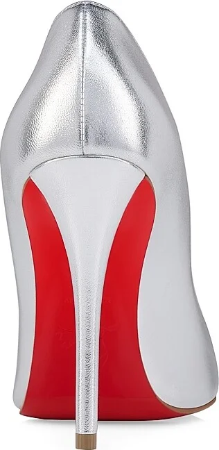 Women's Miss Z 100MM Leather Pumps - Gold - Size 7 - Image 7
