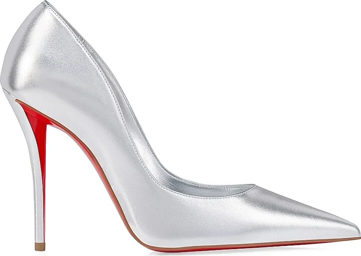 Women's Miss Z 100MM Leather Pumps - Gold - Size 7 - Image 10