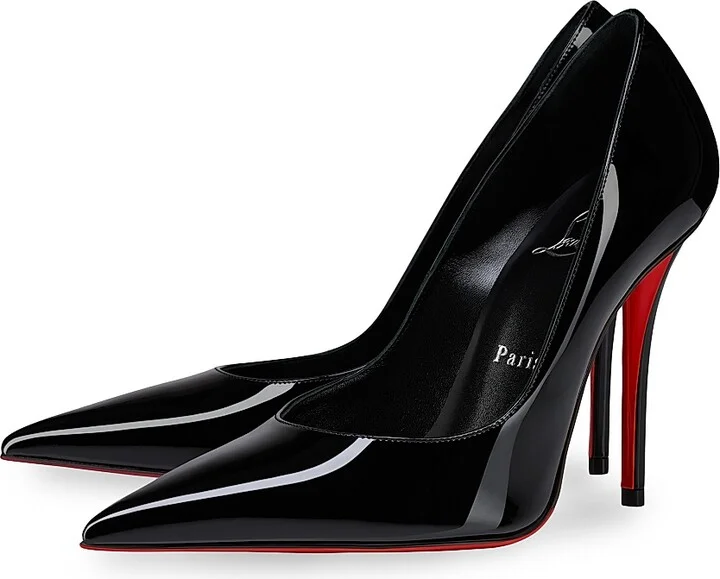 Women's Miss Z 100MM Patent Leather Pumps - Black - Size 4.5 - Image 2