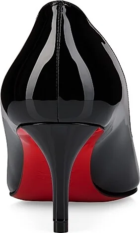 Women's Miss Z 60MM Patent Leather Pumps - Black - Size 4 - Image 3