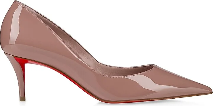 Women's Miss Z 60MM Patent Leather Pumps - Black - Size 4 - Image 8