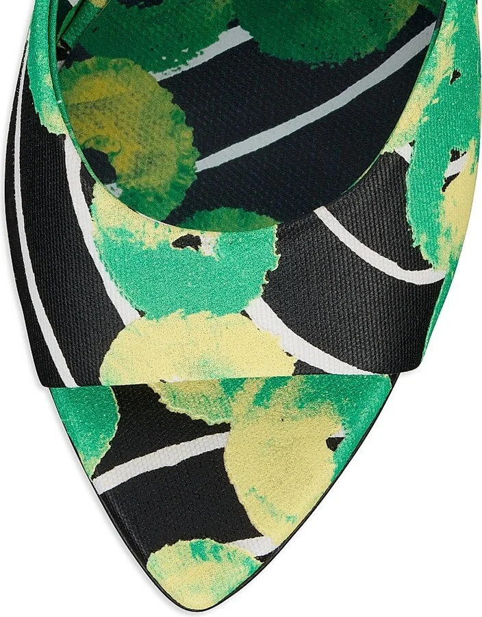 Women's Miss Z 80MM Canvas Mule Sandals - Tropical - Size 4 - Image 4