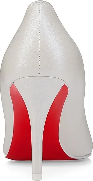 Women's Miss Z 80MM Leather Pumps - White - Size 9 - Image 3