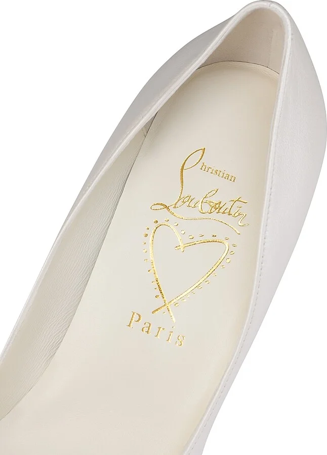 Women's Miss Z 80MM Leather Pumps - White - Size 9 - Image 5