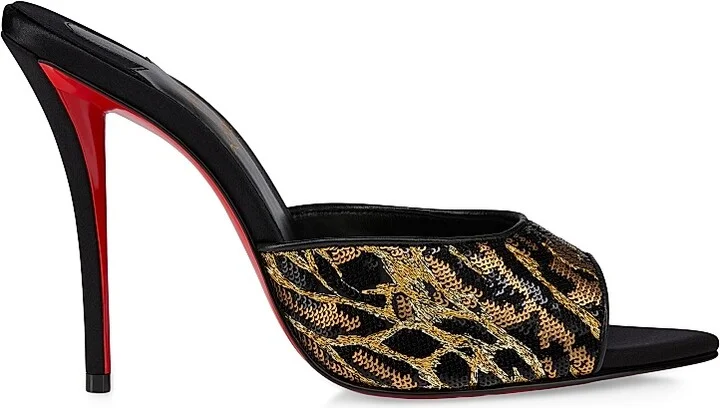 Women's Miss Z Ocelot 100MM Mules - Size 6 - Image 3