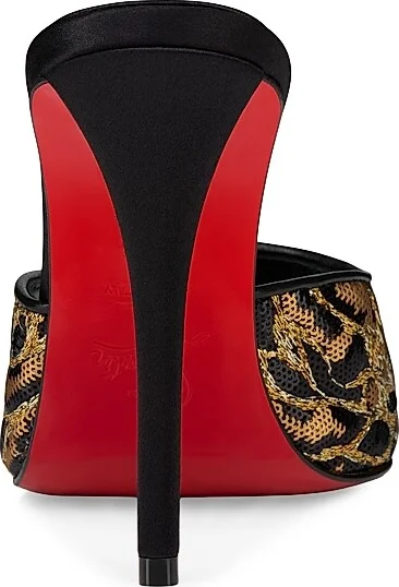 Women's Miss Z Ocelot 100MM Mules - Size 6 - Image 4