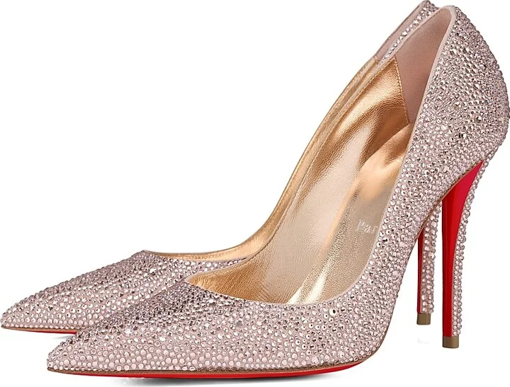 Women's Miss Z Strass 100MM Suede Pumps - Vintage Rose - Size 6.5 - Image 2