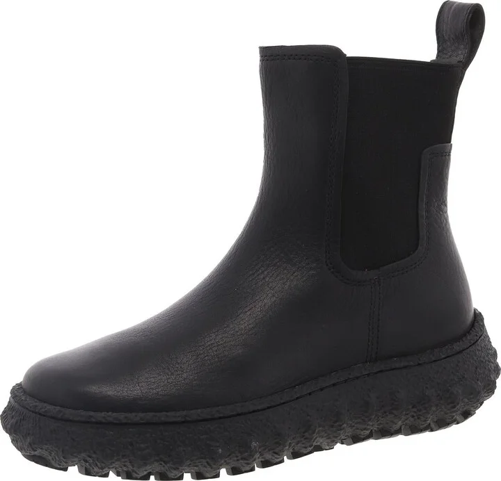 Womens Mixed Media Chelsea Boots