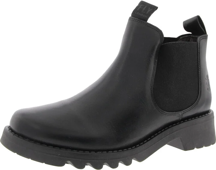 Womens Mixed Media Chelsea Boots