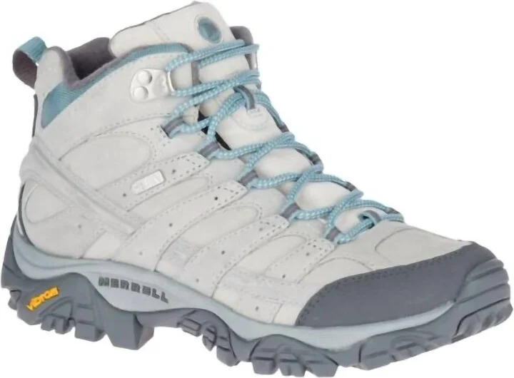 Women's Moab 2 Prime Mid Waterproof Shoes - Medium In Glacier
