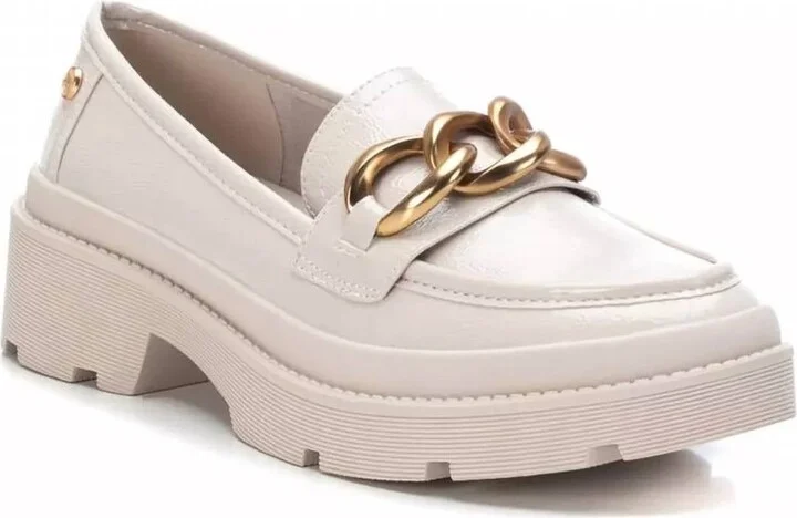 Women's Moccasins In Light Beige