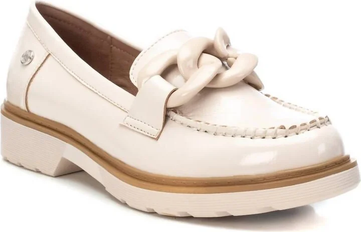 Women's Moccasins In Light Beige