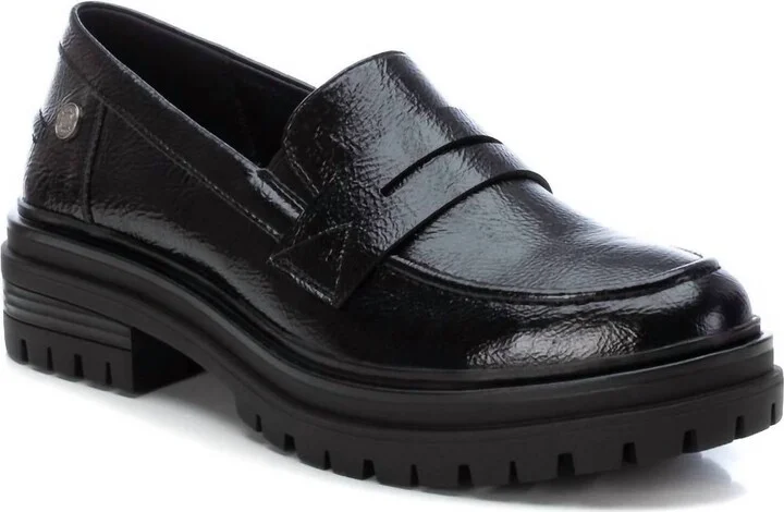 Women's Moccasins Loafer In Black