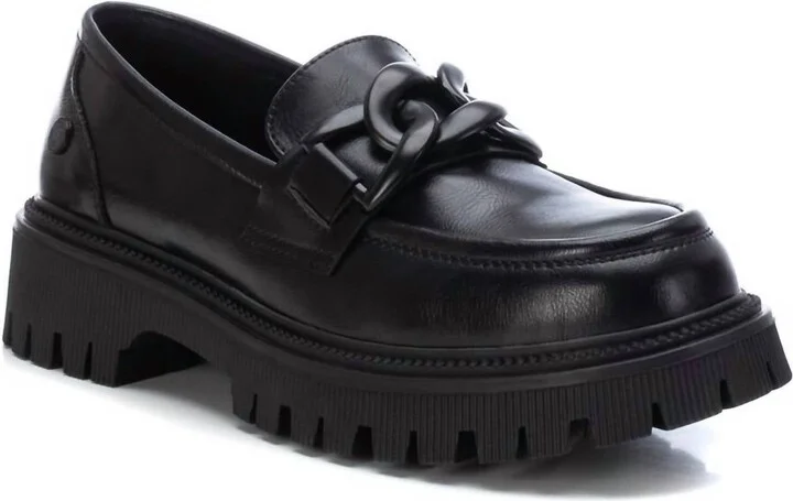 Women's Moccasins Loafer In Black