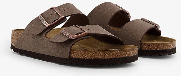 Womens Mocha Birko Flor Arizona Faux-Leather Sandals Eur 37 / 4 Uk Women - Image 2