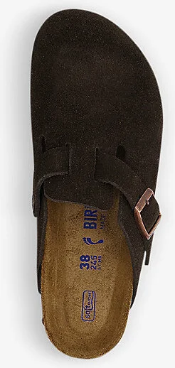 Womens Mocha Boston Suede Clogs Eur 40 / 7 Uk Women - Image 2