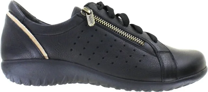 Women's Moko Shoes - Medium In Black/khaki Beige