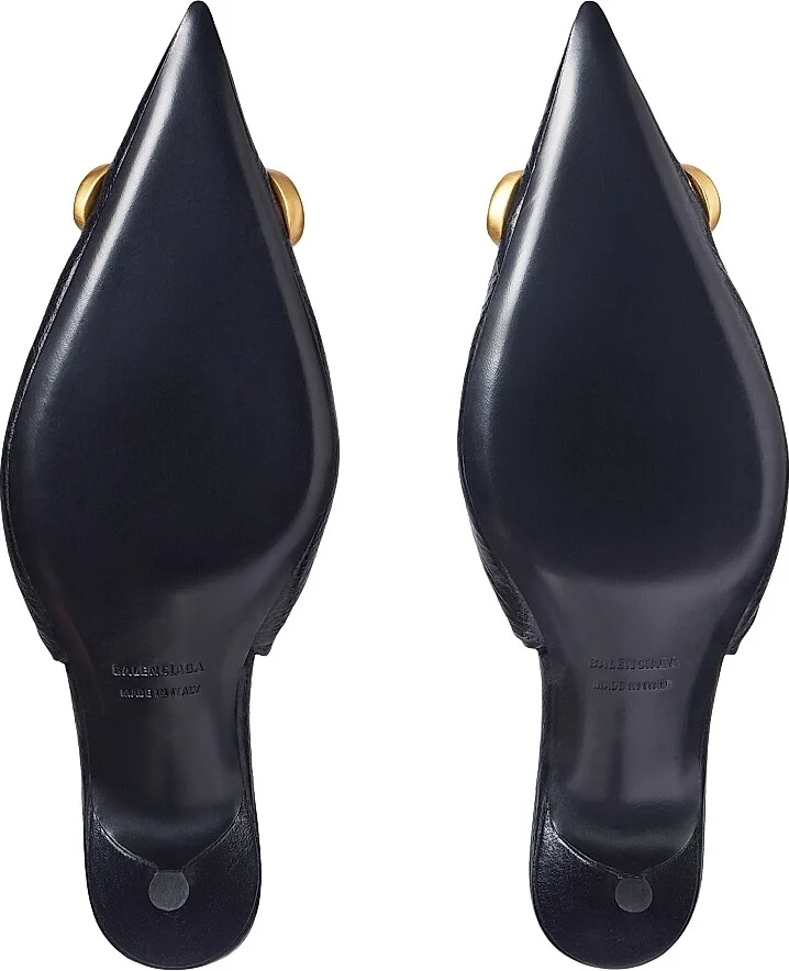 Women's Monaco 50MM Slingback Pumps - Black - Size 7 - Image 7