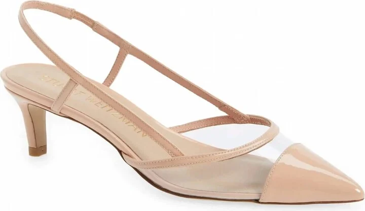 Women's Mondrian Slingback 50Mm Slingback Pump In Adobe/clear