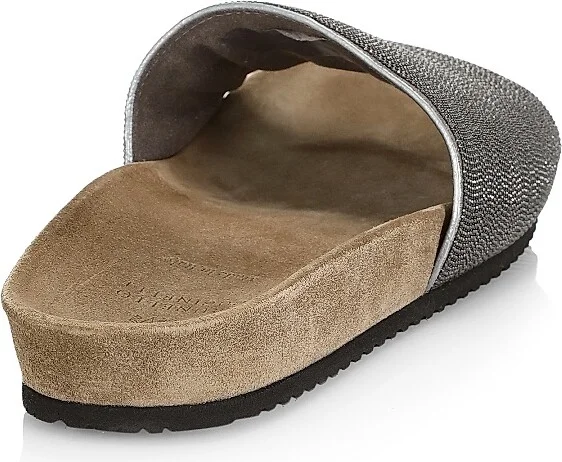 Women's Monili Suede Slides - Rose Gold - Size 7 Sandals - Image 3