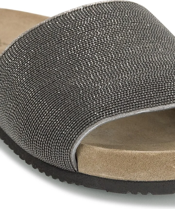 Women's Monili Suede Slides - Rose Gold - Size 7 Sandals - Image 6
