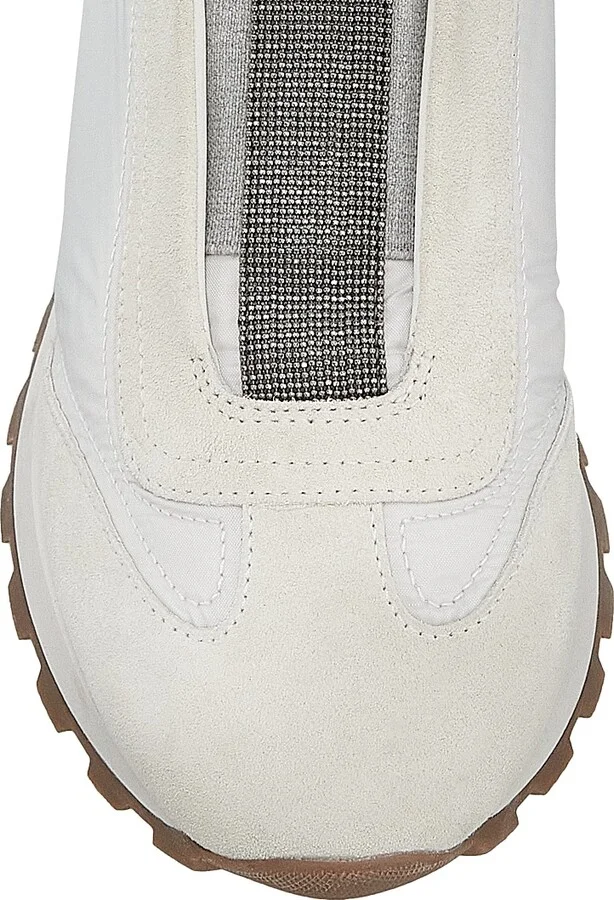Women's Monili-Trim Platform Lug-Sole Sneakers - White - Size 7.5 - Image 4
