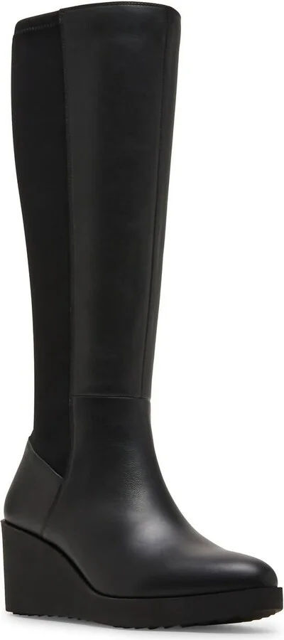 Women's Monique Tall Boot In Black Leather