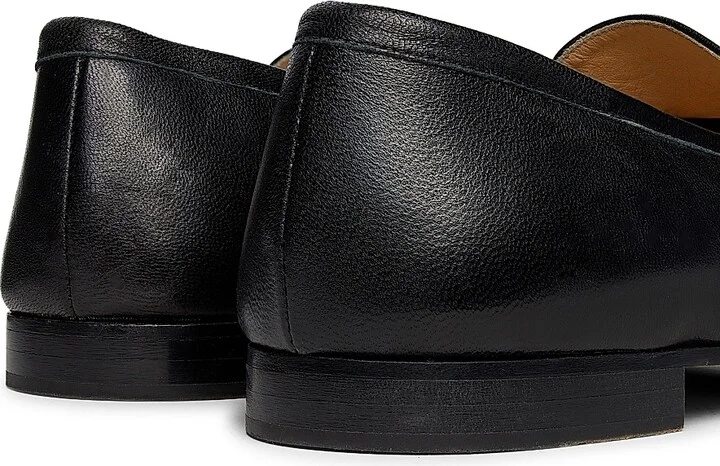 Women's Monogram Leather Loafers - Black - Size 7 - Image 3