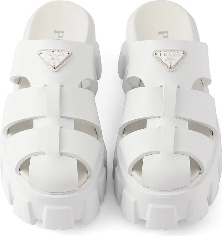 Women's Monolith Rubber Mules - White - Size 6 - Image 2