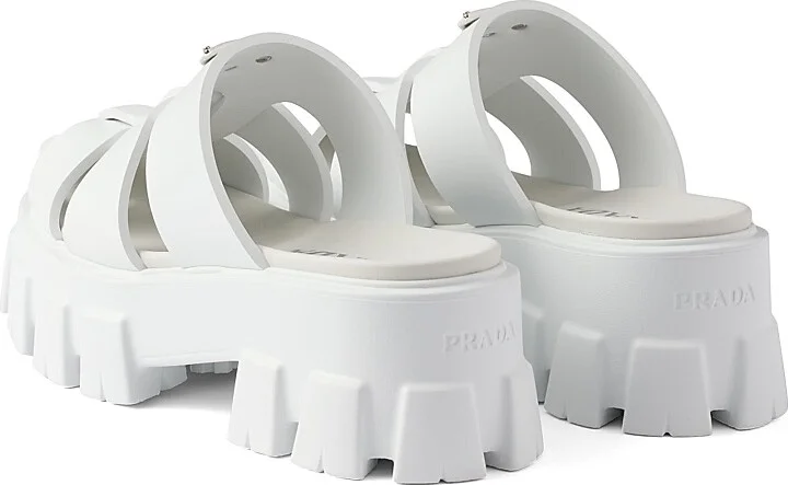 Women's Monolith Rubber Mules - White - Size 6 - Image 3