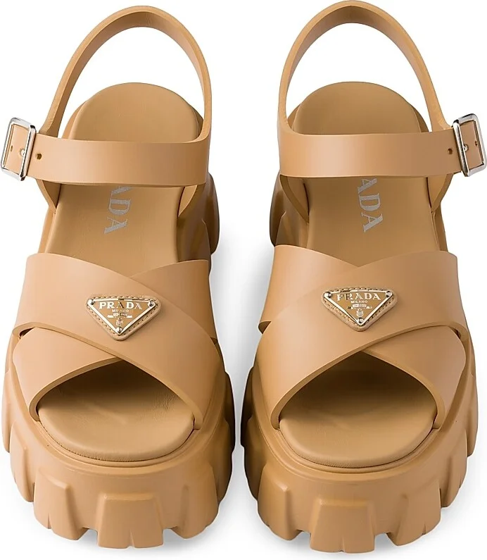 Women's Monolith Rubber Sandals - Blue - Size 9 - Image 6