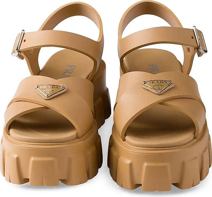 Women's Monolith Rubber Sandals - Blue - Size 9 - Image 8