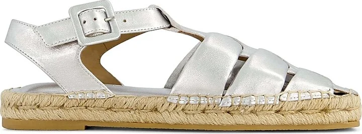 Women's Monri Fisherman Sandals - Silver - Size 6