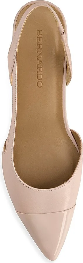 Women's Monroe Leather Slingback Pumps - Cipria - Size 7.5 - Image 3