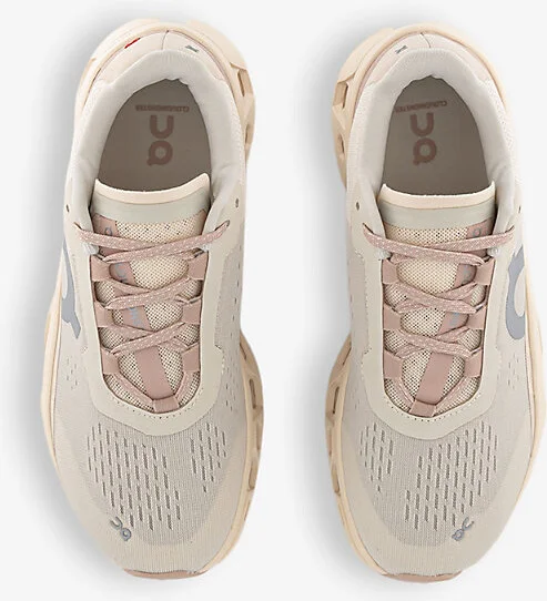 Womens Moon Fawn F Cloudmonster Cushioned Chunky-Soled Mesh Low-Top Trainers 3.5 - Image 2