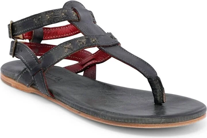 Women's Moon Sandals In Black