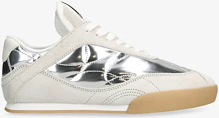 Womens Mult/Other Chloé Kick Metallic-Leather and Suede Low-Top Trainers Eur 39 / 6 Uk Women
