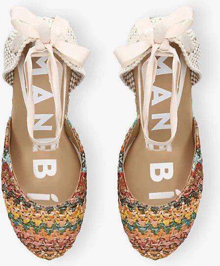 Womens Mult/Other La Havana Raffia and Jute Espadrille Wedges Eur 40 / 7 Uk Women - Image 2