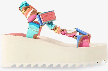 Womens Mult/Other Orion Platform Woven Sandals Eur 42/ 9 Uk Women