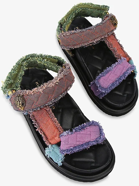 Womens Mult/Other Orson Quilted Woven Sandals Eur 39 / 6 Uk Women - Image 2