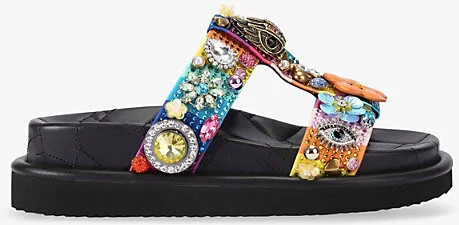 Womens Mult/Other Orson Tutti Frutti Crystal-Embellished Sandals Eur 37 / 4 Uk Women
