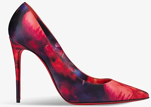 Womens Multi Kate 100 Satin Heeled Courts Eur 39 / 6 Uk Women