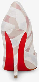 Womens Multi Leche Miss Z 100 Leather Heeled Courts Eur 37 / 4 Uk Women - Image 2