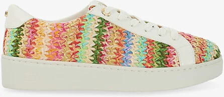 Womens Multi Plain Synthetic Ellise Rainbow Woven Trainers Eur 36 / 3 Uk Women