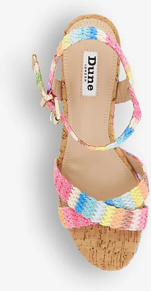 Womens Multi-Synthetic Kelisa Braided Woven Wedges Eur 36 / 3 Uk Women - Image 2