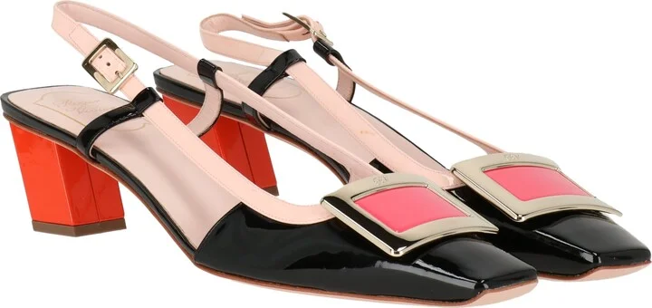 Womens Multicolored Pump